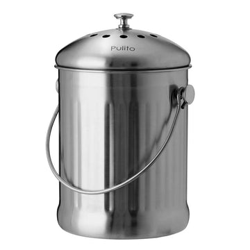 Pulito CompostPail Kompostspand m. Kolfilter - 4 liter