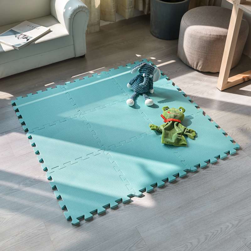 Kid'oh Skumleksakgolv (9 bitar) - Dammgrön