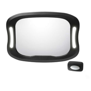 Kid'oh Bilspegel / backspeglar med LED-ljus - svart