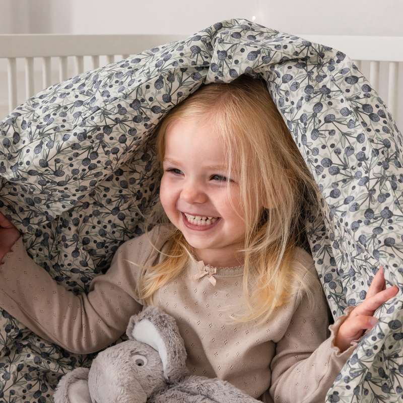 Sebra Sängkläder - Junior - Blå Oliv