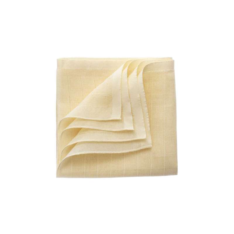 Disana Muslin Tygblöjor/Minifiltar - 5 st. - 80x80cm. - Naturlig