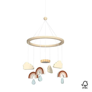 Cam Cam Copenhagen Regnbågsöre i Trä - FSC 100% - Karamellmix