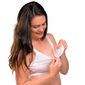 Carriwell Ny Mamma Amningsinlägg tvättbar silke one size - vit