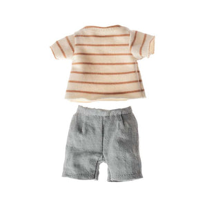 Maileg Randig Blus och Shorts - strl. 1 Kaniner och Harar