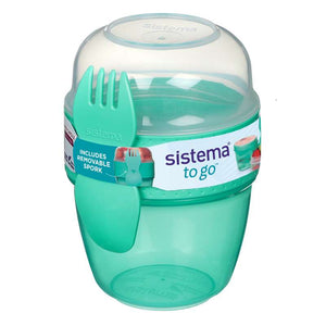 Sistema Snackbox - Snackkapsel att ta med - 515ml - Mintgrön