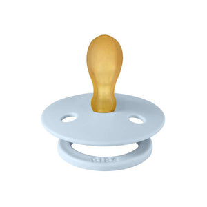 BIBS Symmetrisk Colour Sut - strl. 2 - naturgummi - Baby Blue