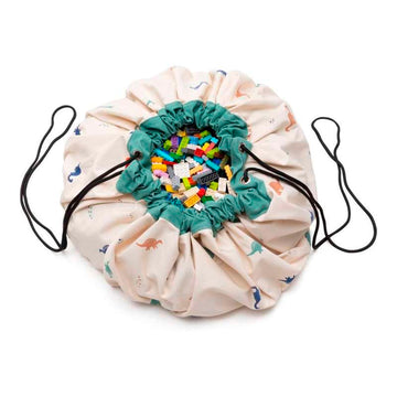 Play & Go 2-i-1 Förvaringsmatta/Leksaksmatta - Dino