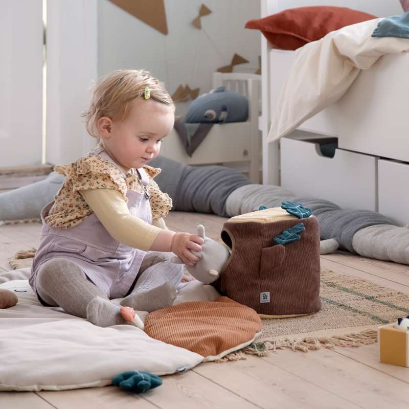 Sebra Aktivitetsleksak - Gömma och söka - Trästub