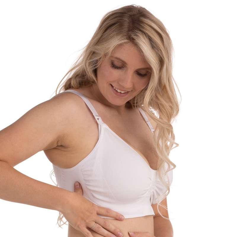 Carriwell Ny Mamma Carri-Gel Amningsbh sömlös - vit