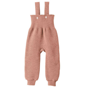 Disana Stickade Småbyxor - Merinoull - Rosa