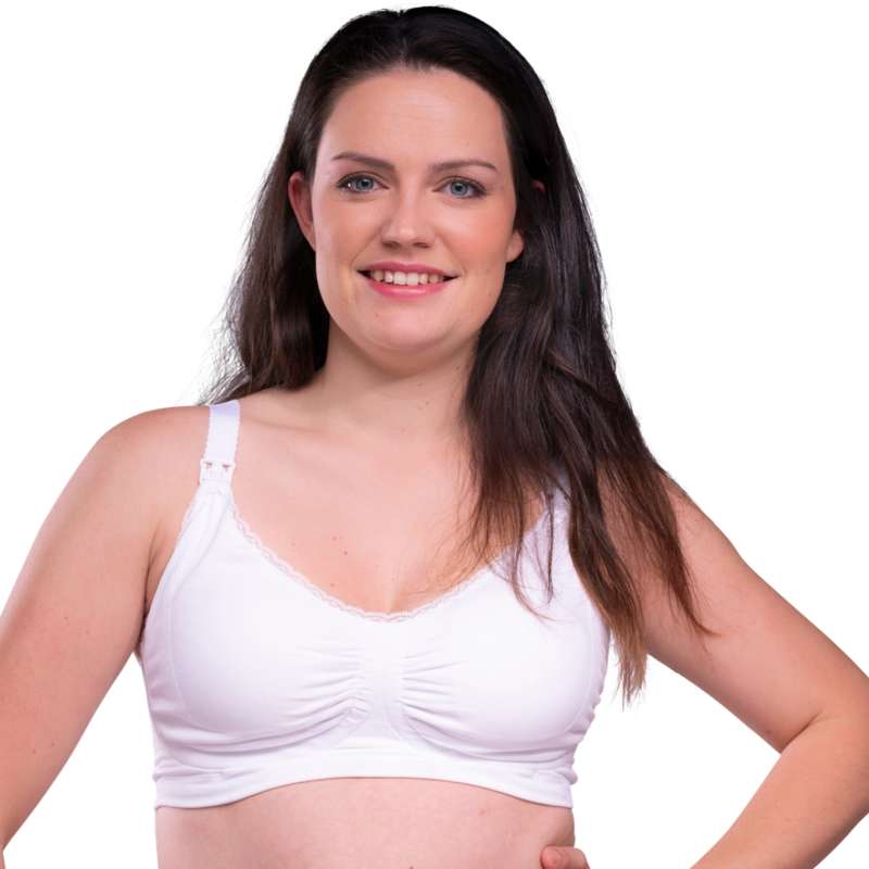 Carriwell New Mum Padded Carri-Gel amningsbh - vit