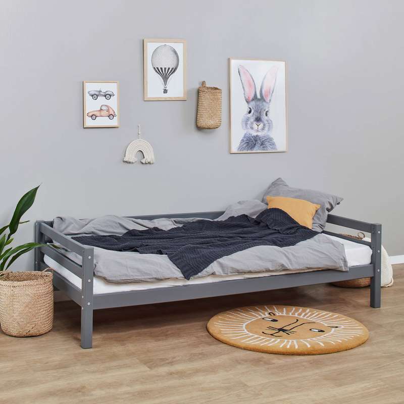 Hoppekids ECO Dream - Min färg Juniorsäng - 90x200 cm. - Delbar - Smoked Pearl