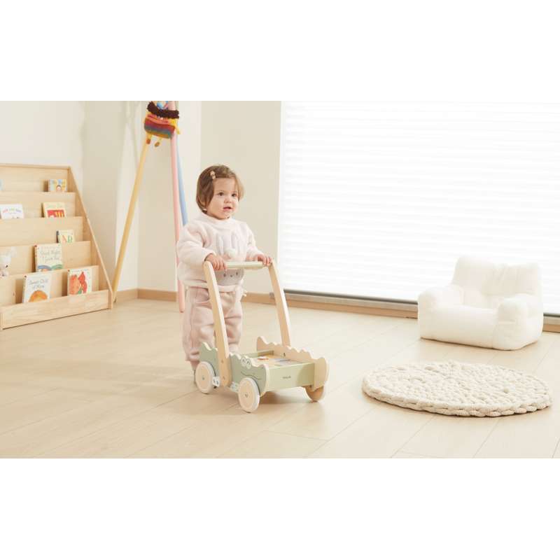 Kid'oh Gåvagn m. Klossar - 2-i-1 - Krokodil