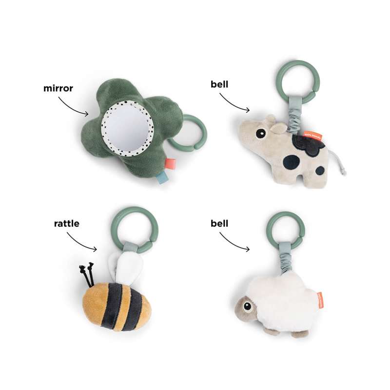 Done By Deer Aktivitetsleksak - Tiny Farm - Grön