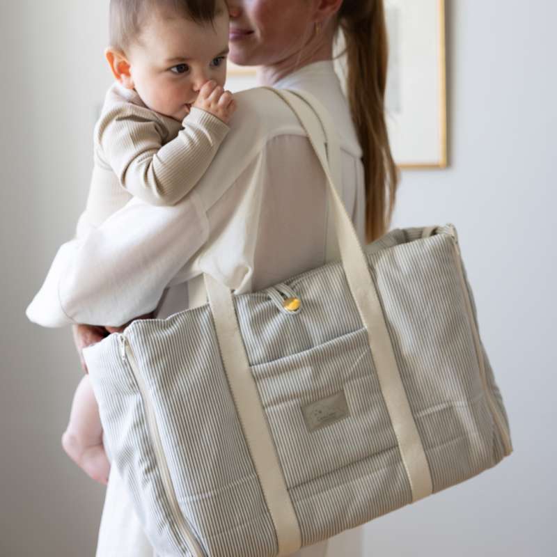 Cam Cam Copenhagen Skötväska - Fällbar - OCS - Classic Stripes Blue