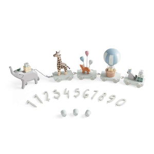 Sebra Födelsedagståg i Trä - World of Sebra