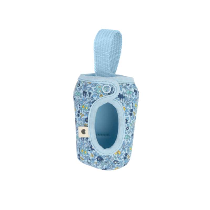 BIBS Flaska - Ärmskydd för Nappar - Liten - 110 ml. - Kamomillgräs/Babyblå