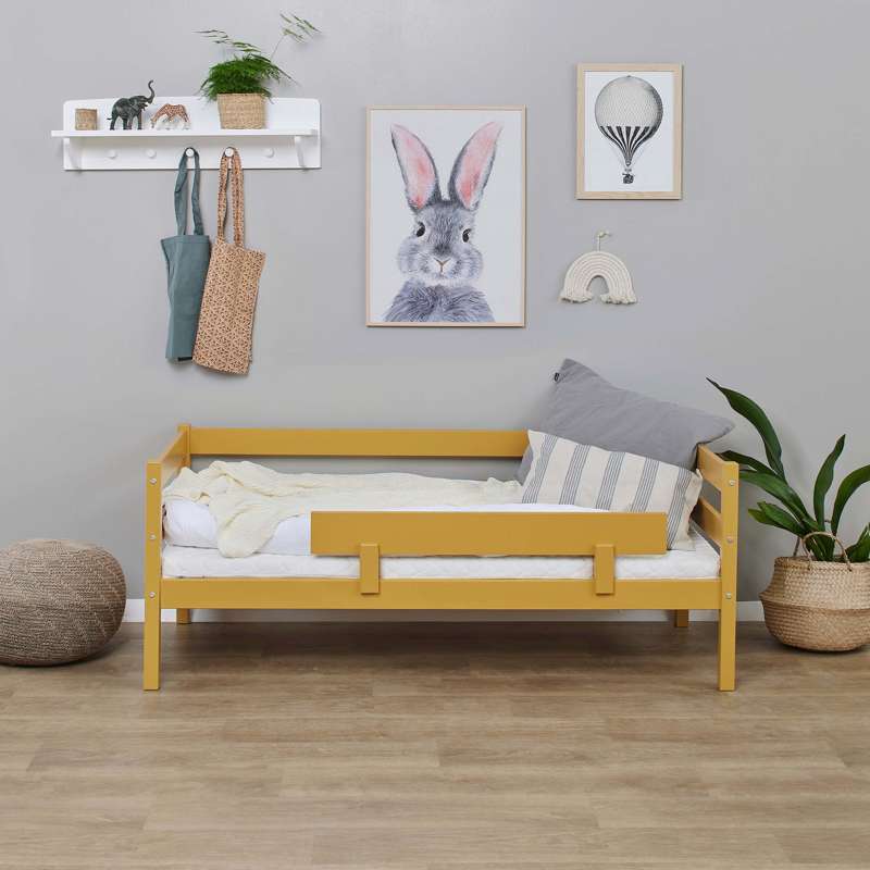 Hoppekids ECO Comfort - Sänghäst till Juniorsäng - Höstgul