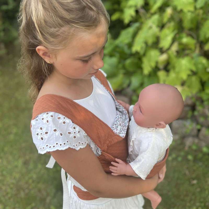 Memories by Así Docka - 43-46 cm. - Skjorta med Kalvkrös - Råvit