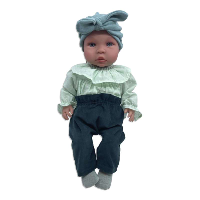 Memories by Así Docka - 43-46 cm. - Skjorta med Krage - Mint