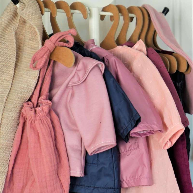 Memories by Así Docka - 43-46 cm. - Bindblus - Rosa