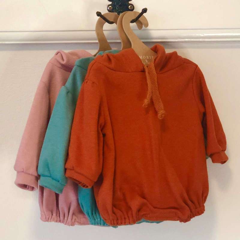 Memories by Así Docka - 43-46 cm. - Långärmad Body - Rost