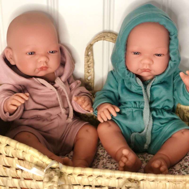 Memories by Así Docka - 43-46 cm. - Långärmad kropp - Antikgrön