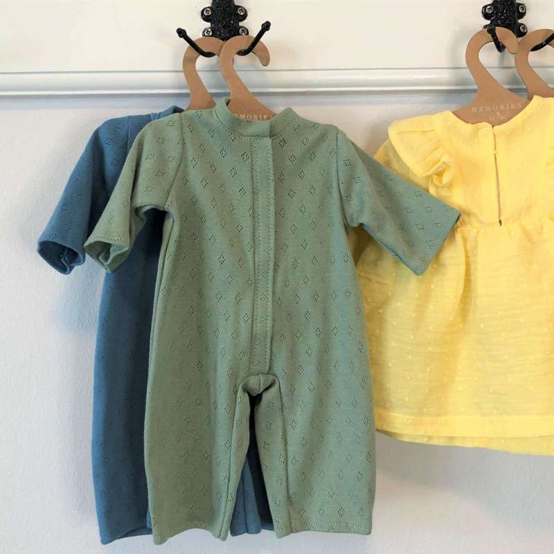 Memories by Así Docka - 43-46 cm. - Romper - Mint