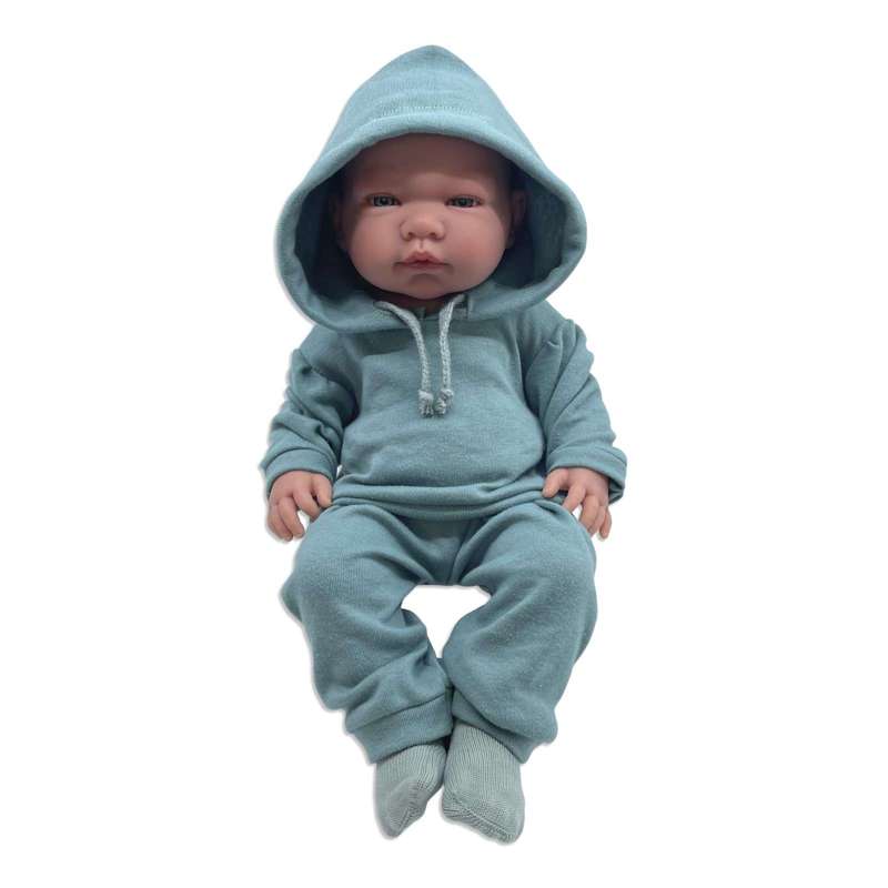 Memories by Así Docka - 43-46 cm. - Långa Byxor - Antikgrön