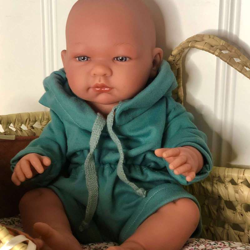 Memories by Así Docka - 43-46 cm. - Shorts - Antikgrön