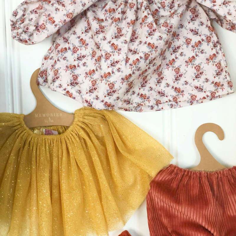 Memories by Así Docka - 43-46 cm. - Breda shorts - Rost