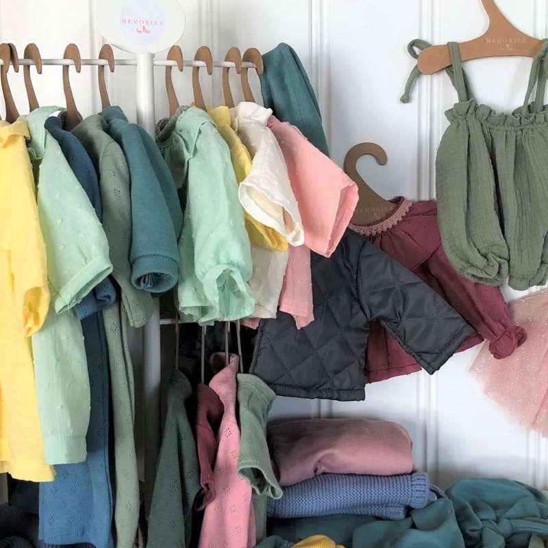 Memories by Así Docka - 43-46 cm. - Termojacka - Antikgrön