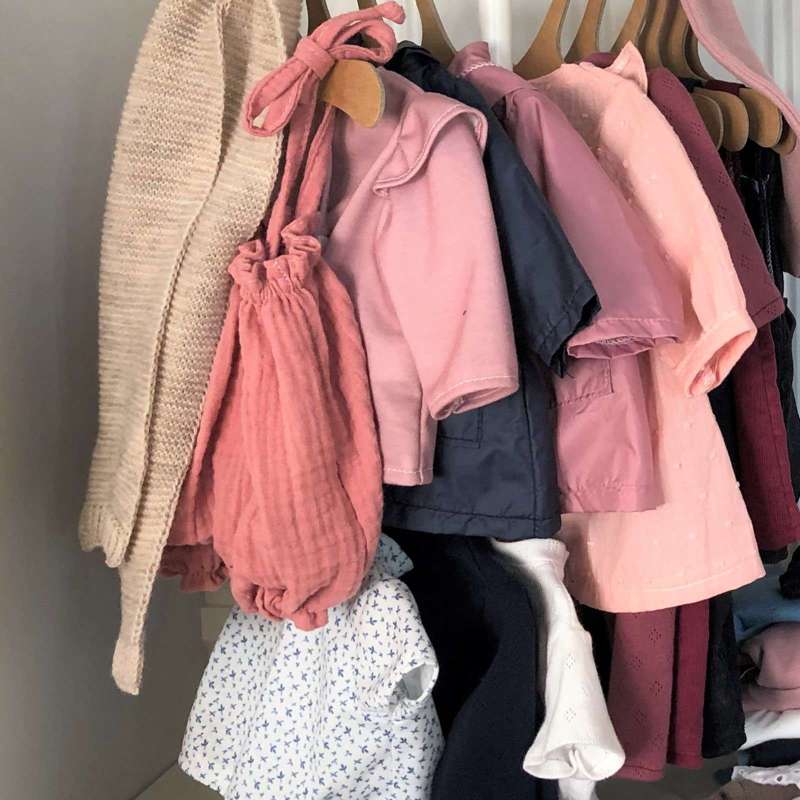 Memories by Así Docka - 43-46 cm. - Stickad Halsduk - Sand