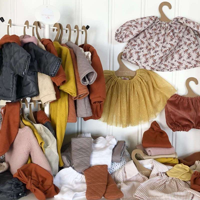 Memories by Así Docka - 43-46 cm. - Vadderade Strumpor - Rost