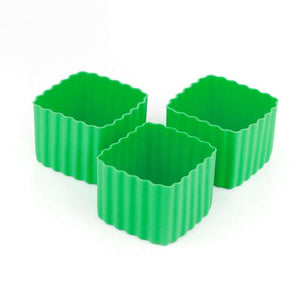 Little Lunch Box Co. Bento Cups - Fyrkant - 3 st. - Green