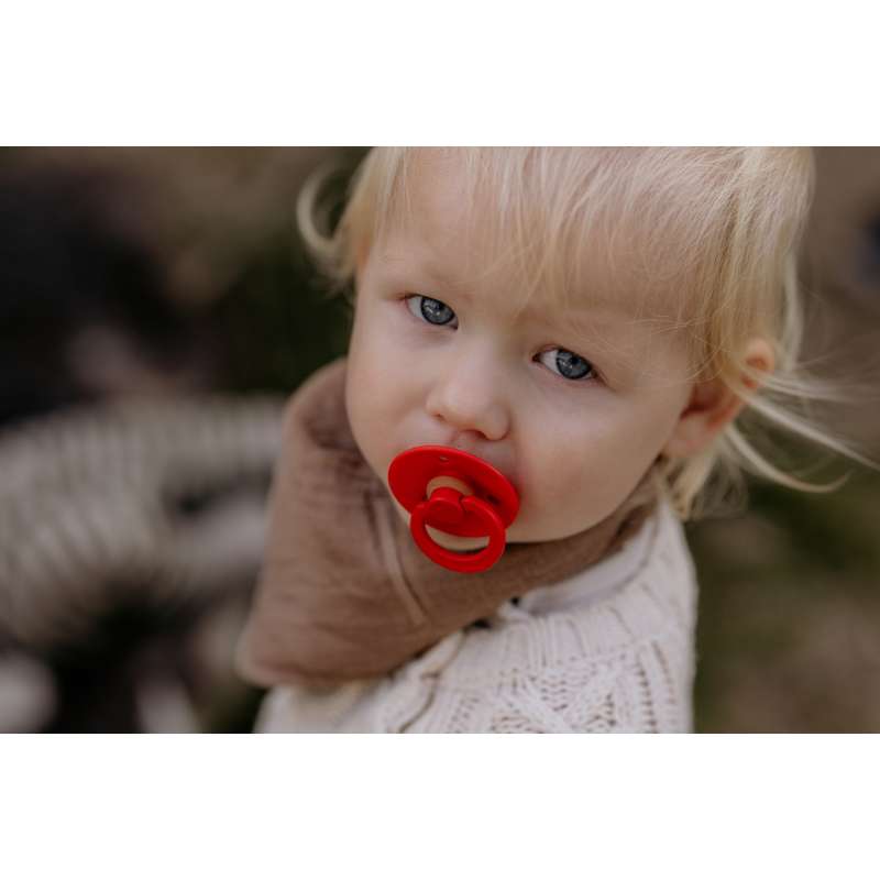 Bibs Rund Colour Napp - bundle - 8 st. - strl. 1 - Candy Apple