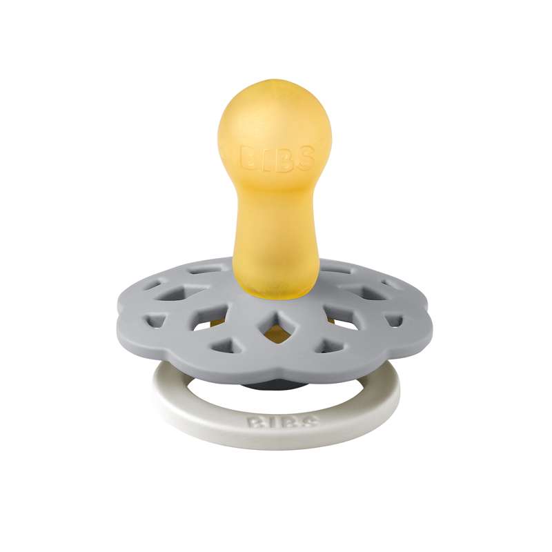 Bibs Boheme Napp - strl. 2 - naturgummi - GLOW - Moln