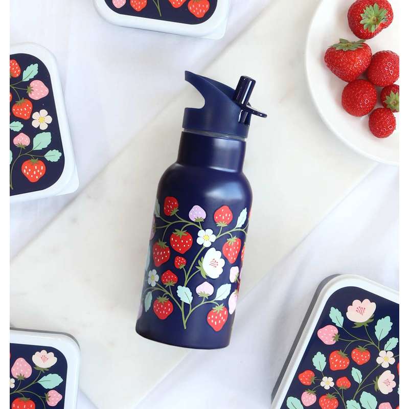 A Little Lovely Company Termosflaska - 350 ml. - Jordgubbar
