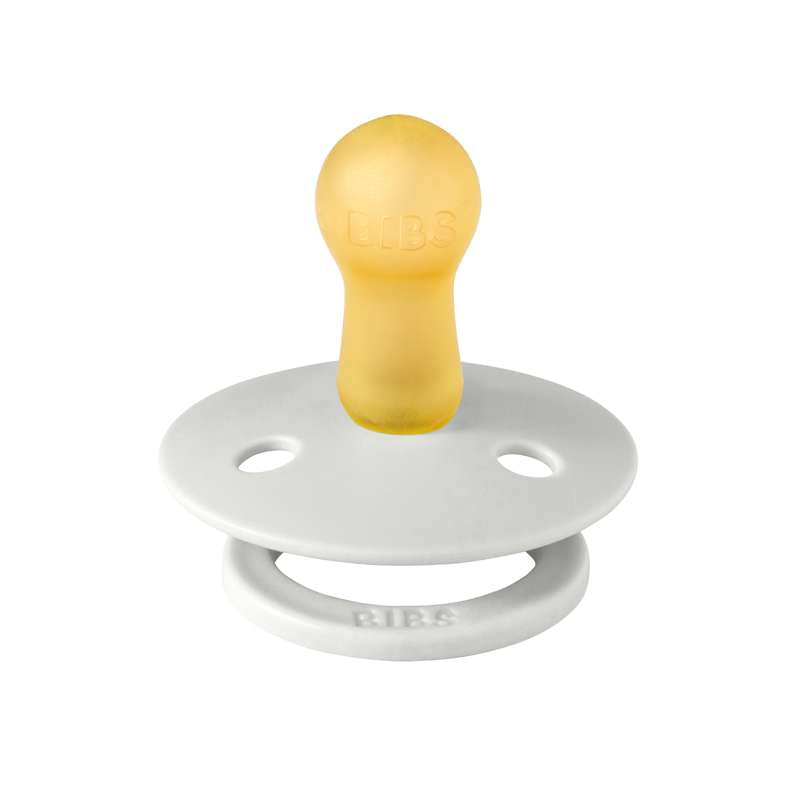 Bibs Rund Colour Napp - strl. 2 - naturgummi - Haze