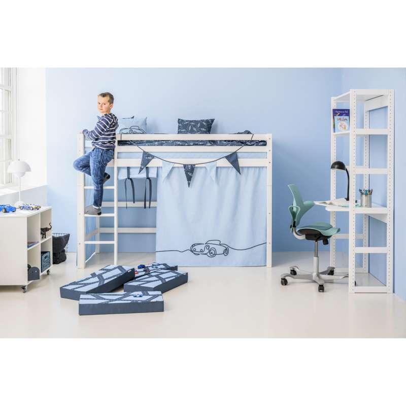 Hoppekids Gardin till Säng - CARS - Flera Storlekar - Dream Blue
