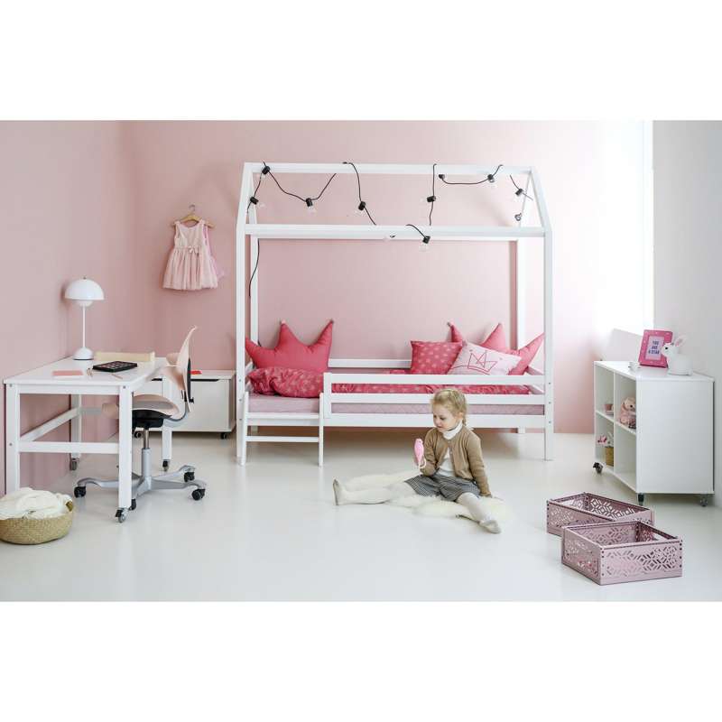 Hoppekids ECO Dream - Hussäng m. Trappa - 90x200 cm. - Vit
