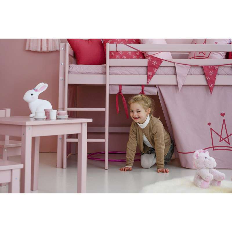 Hoppekids Gardin till Säng - PRINCESS - Flera Storlekar