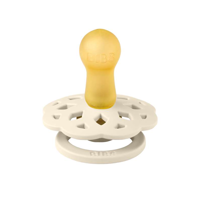 Bibs Boheme Napp - strl. 2 - naturgummi - Elfenben