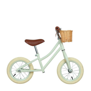 Kid'oh Löparcykel m. Cykelkorg - Sage Sand