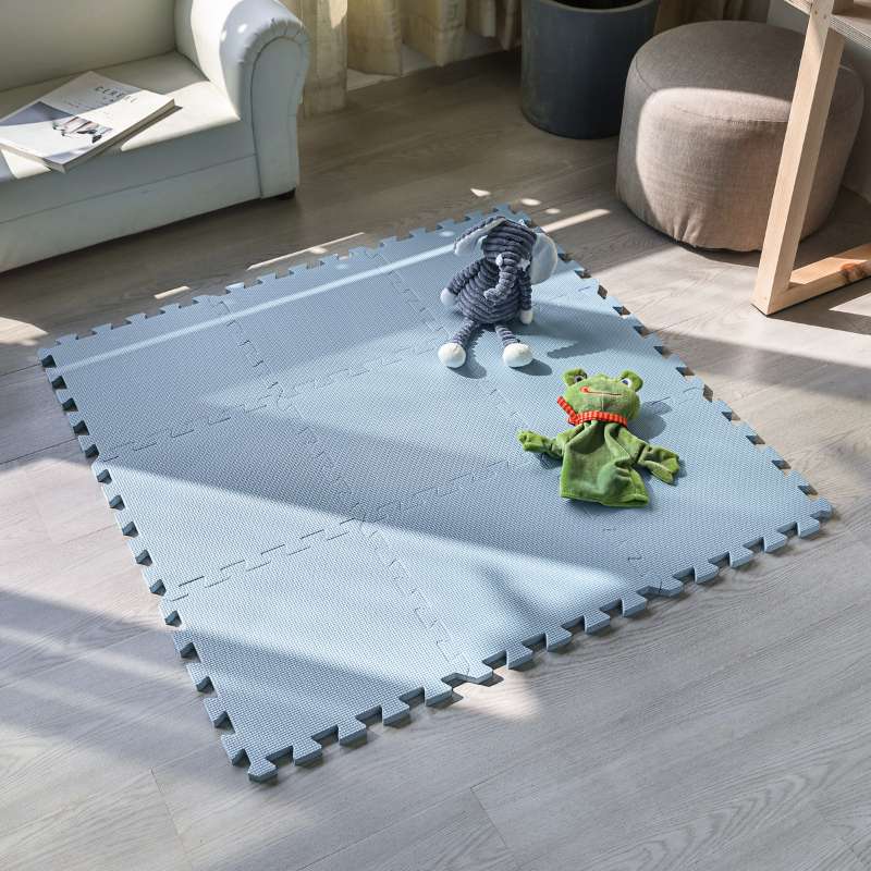 Kid'oh Skumleksakgolv - 9 bitar - Dusty Blue