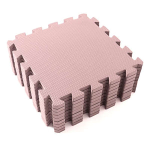 Kid'oh Skumleksaksgolv (9 bitar) - Dammet rosa