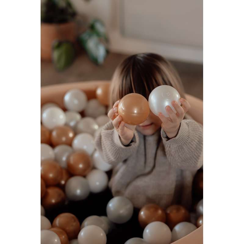 Kid'oh bollhav - 300 Bollar - Beige - Vit/Pärla/Guld