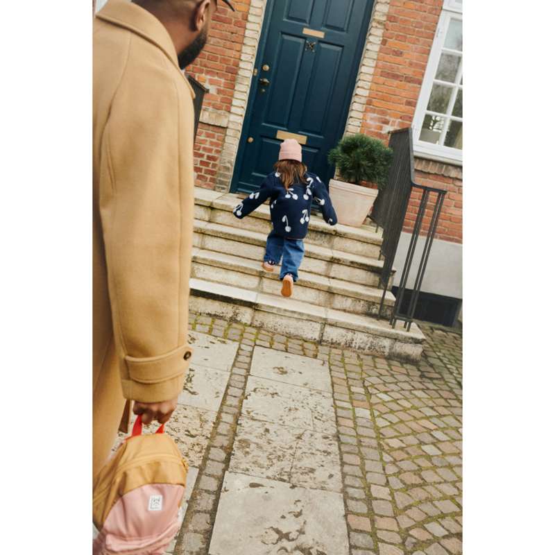 Liewood Noam Pile Jacka - Cherry Blossom/Classic Navy