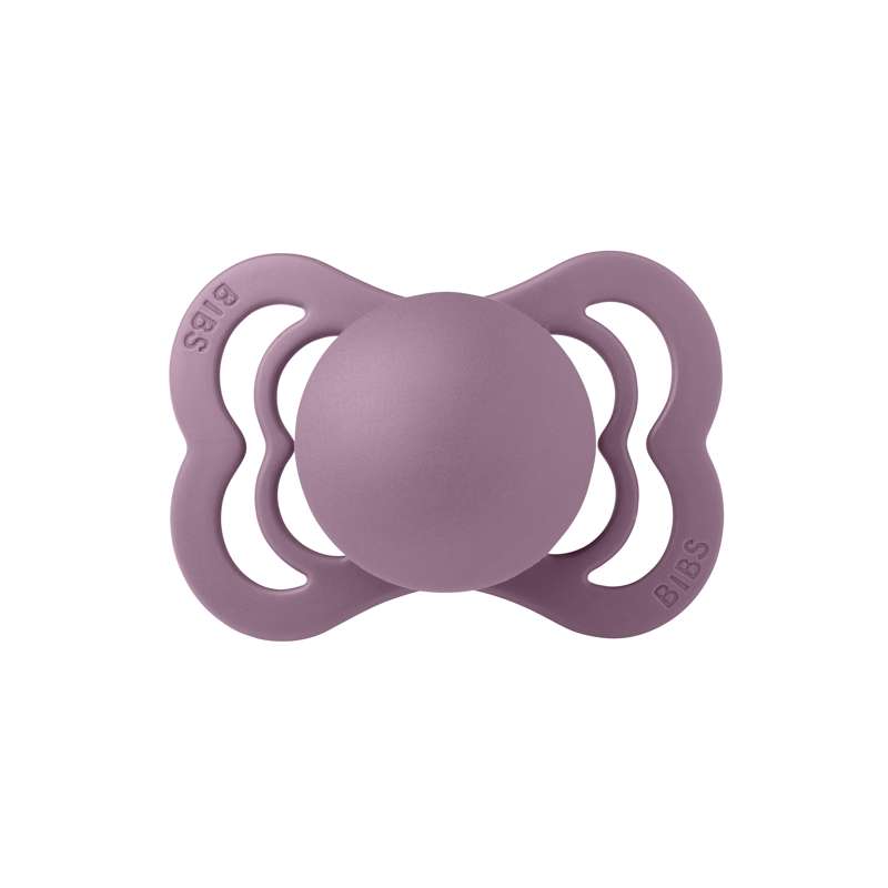 Bibs Supreme Napp - strl. 1 - naturgummi - Mauve