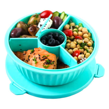 Yumbox Matlåda - Poke Love Bowl - 4 rum - Paradise Aqua